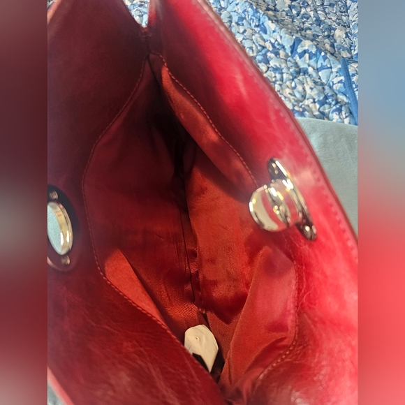 Danier Leather clutch red leather - Picture 6 of 6